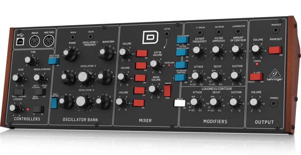 Official Announcement! Behringer D Synthesizer Will Be Available For ...