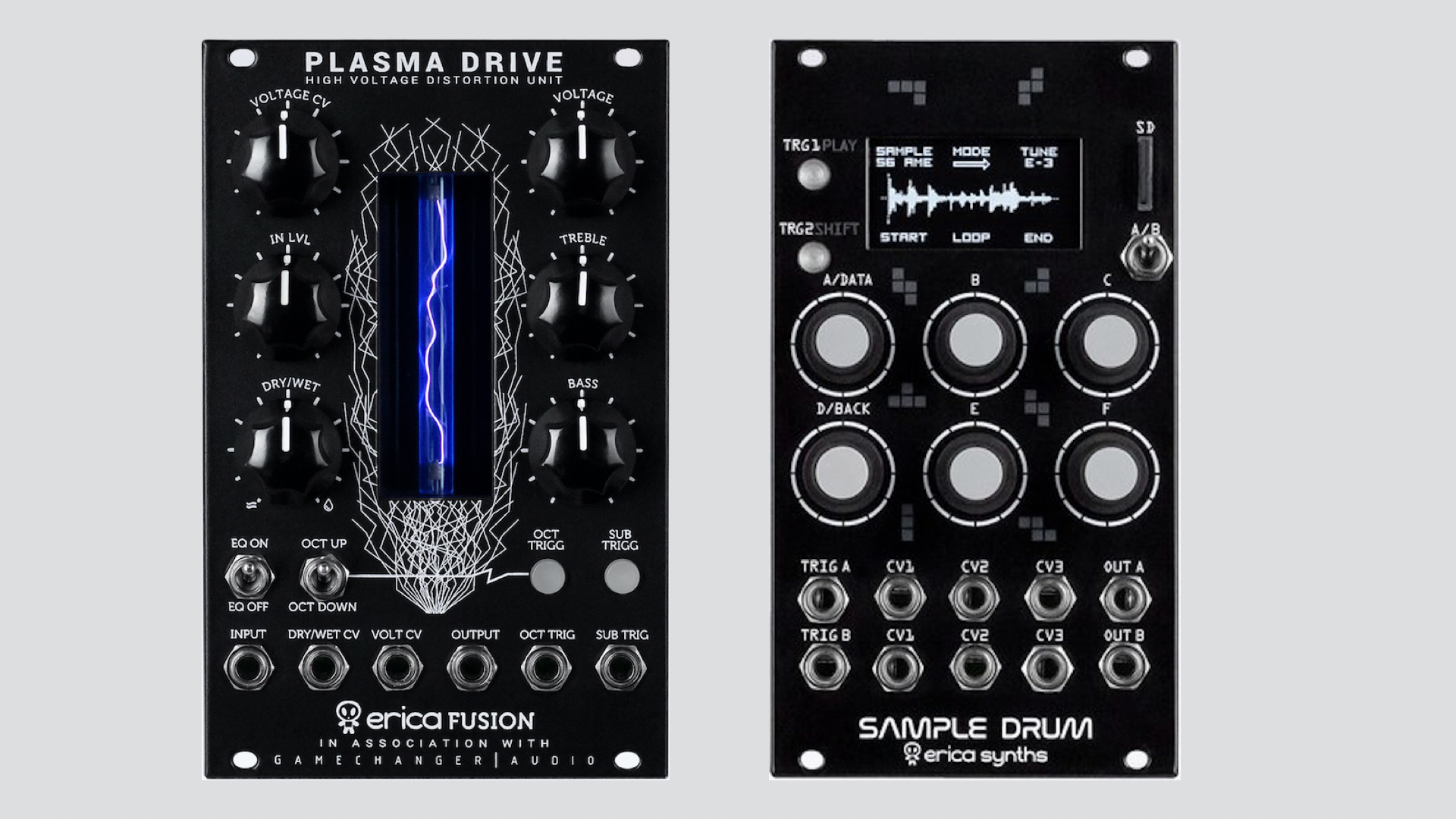 Erica Synths Plasma Drive Distortion & Sample Drum Are Available Now