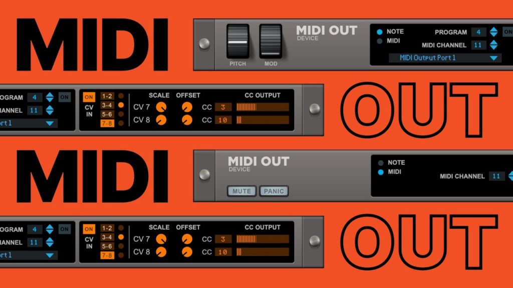 Reason 11.2 Midi Out