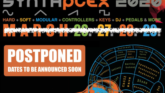 Synthplex 2020 postponed