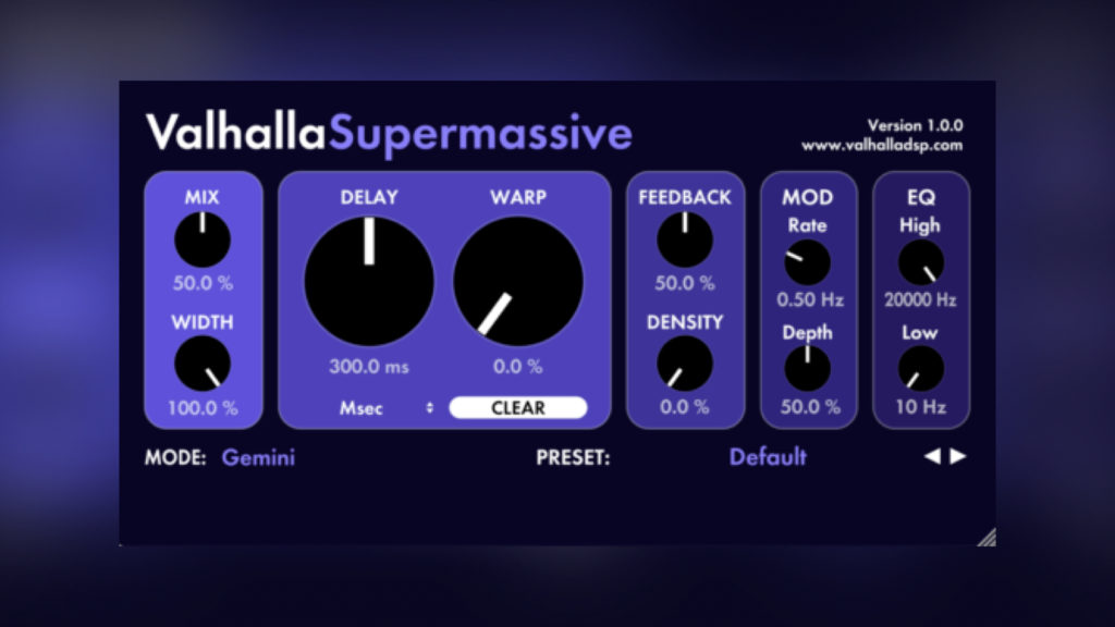 Valhalla DSP Supermassive