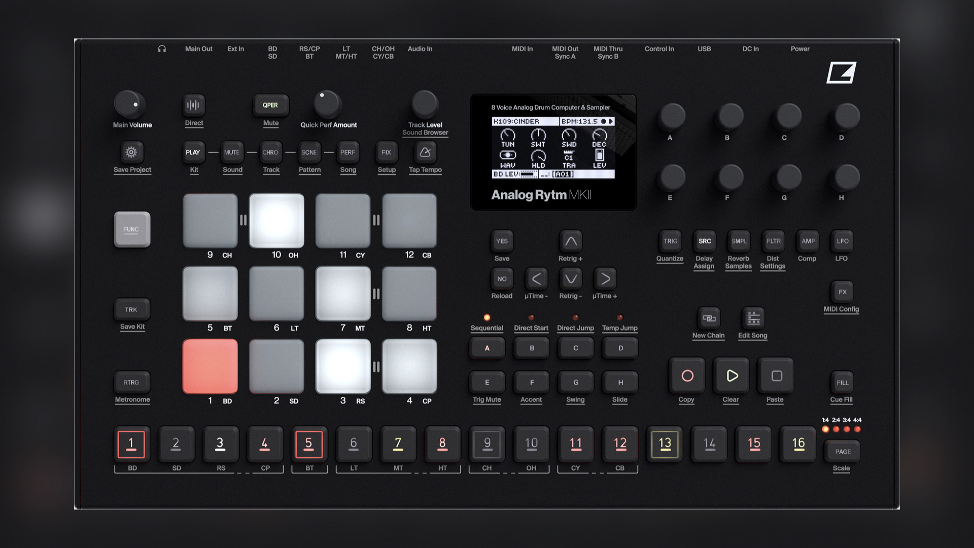 Elektron Analog Rytm MKII & Analog Four MKII Got A Black Makeover