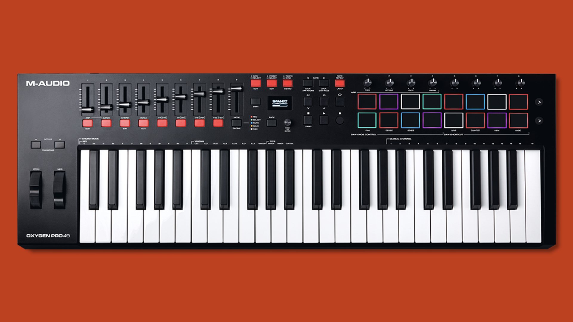 M-Audio Oxygen Pro, Popular MIDI Keyboard Series Got A Smart