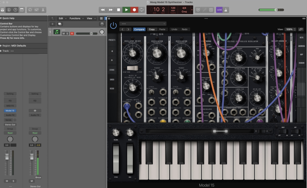 Moog Model 15 macOS