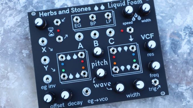 Herbs and Stones Liquid Foam Eurorack