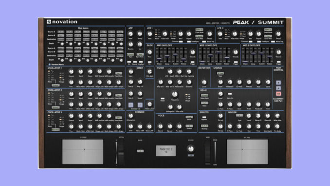 Novation Peak Summit Editor