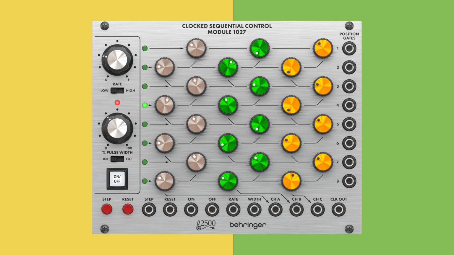 Behringer Clocked Sequential Control Module 1027, the sequencer for ...