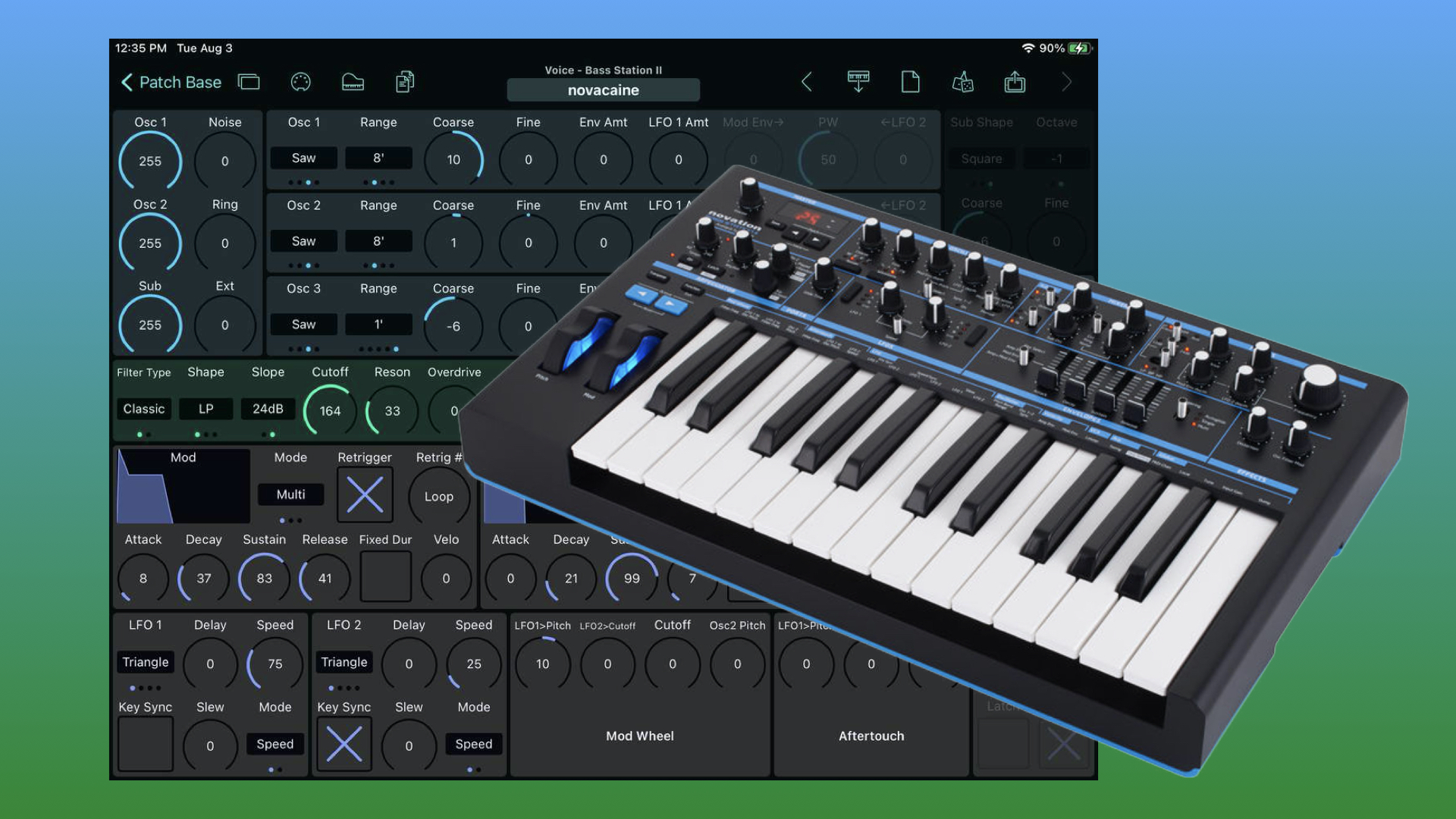 Patch Base releases editor & librarian for the Novation Bass