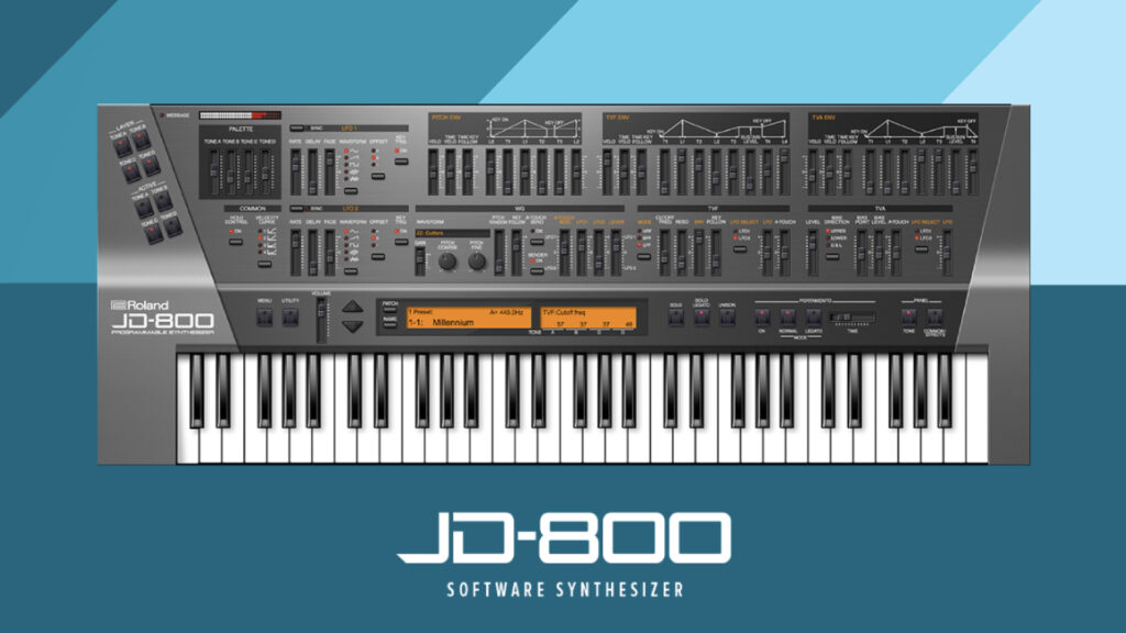 Roland JD-800 Synthesizer plugin