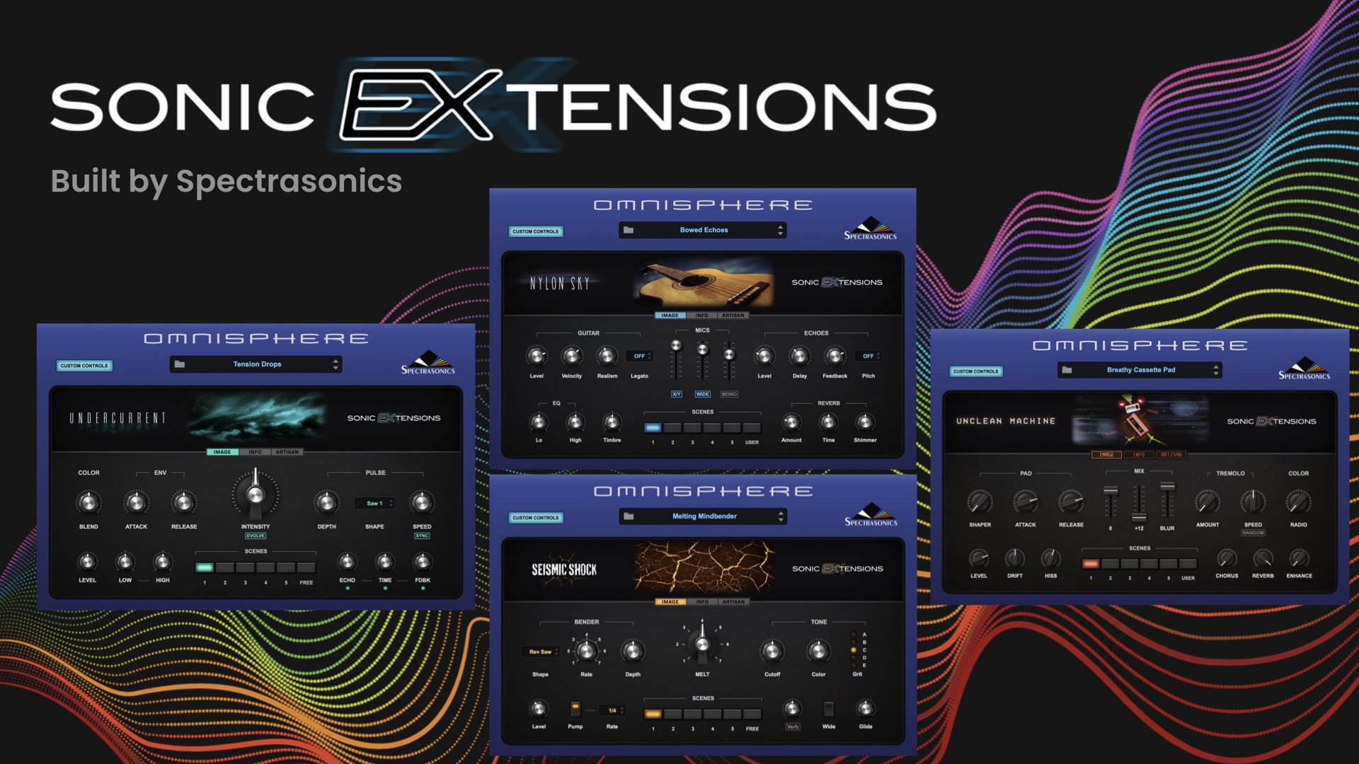 Spectrasonics Sonic Extensions, four Omnisphere 2 libraries with