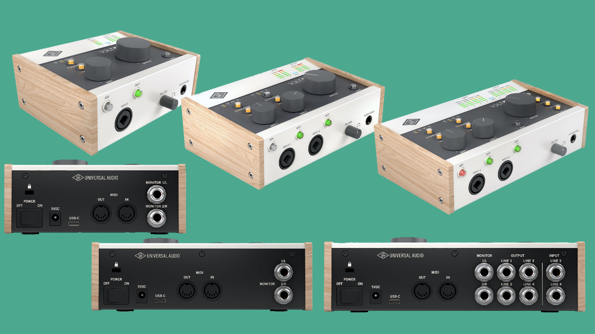 Universal Audio Volt, new affordable USB-C audio interface series