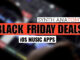 Black Friday deals iOS music apps
