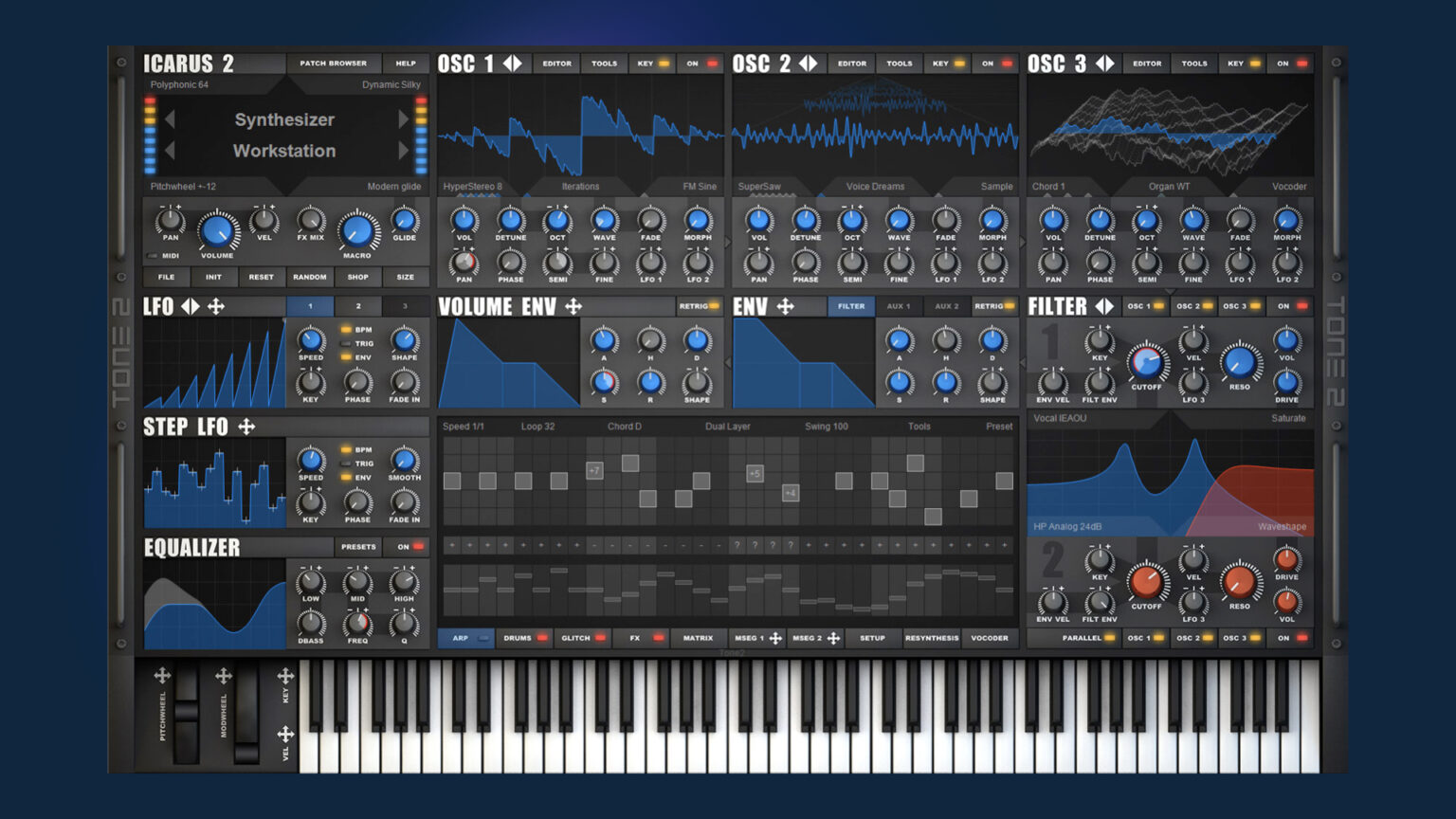 SYNTHMAS Giveaway #14 enter to win a license of Tone2 Icarus 2 Synthesizer