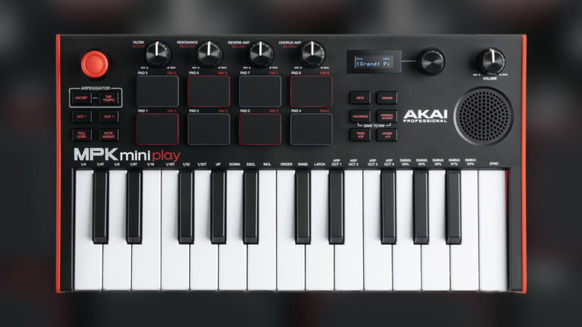Akai MPK mini play MK3, portable keyboard with sounds and speaker