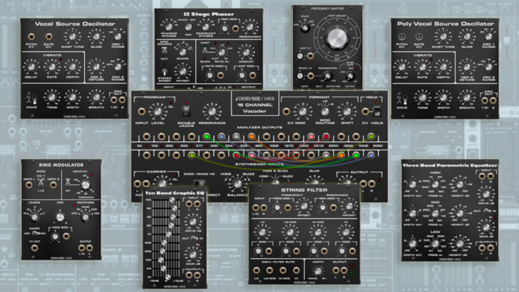 Cherry Audio Rackmode modules voltage modular