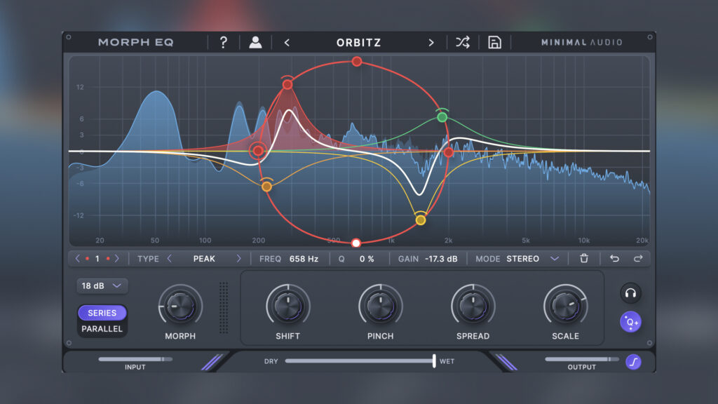 Minimal Audio Morph EQ