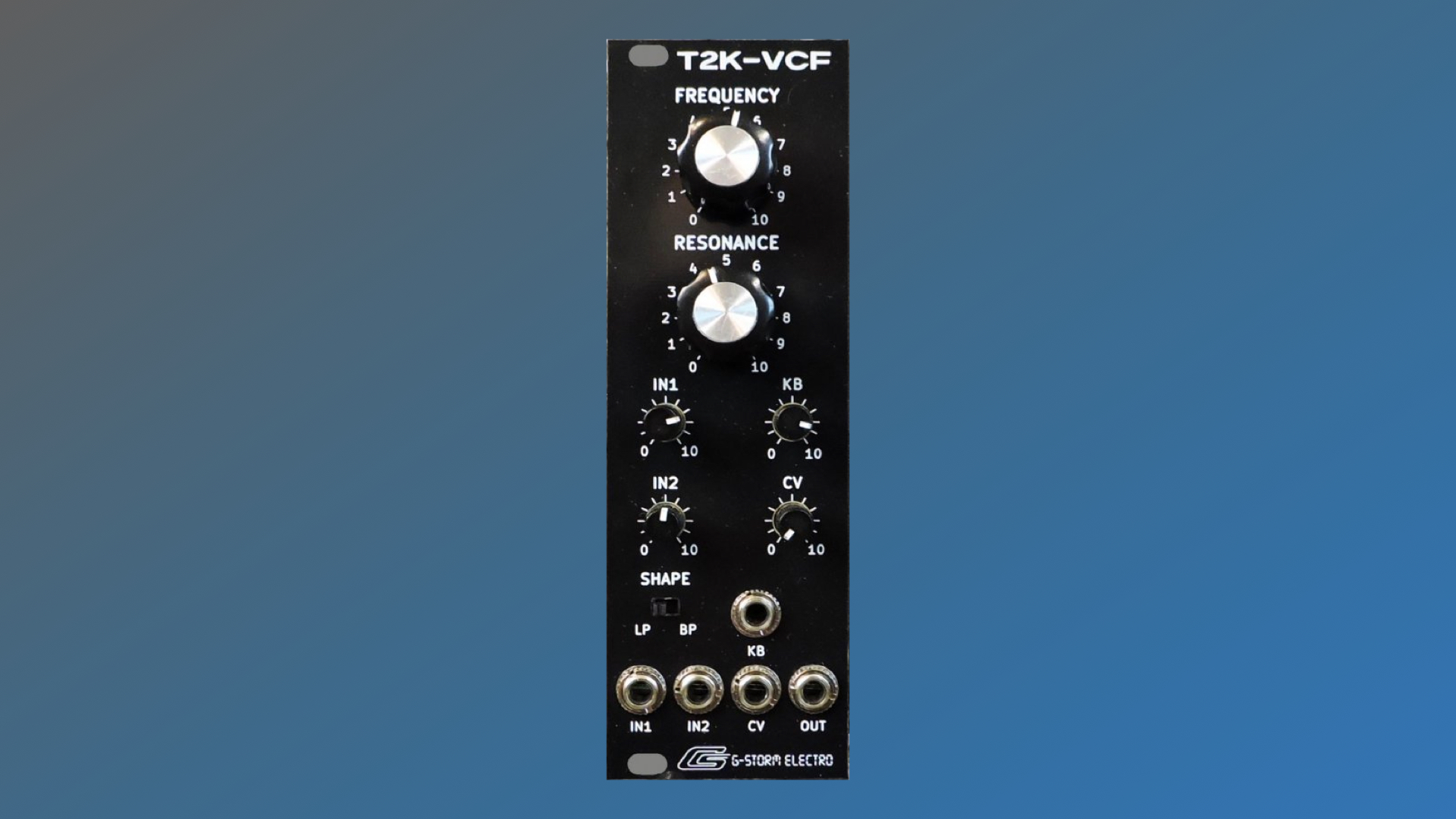 G-Storm Electro T2K-VCF, filter module based on the obscure 