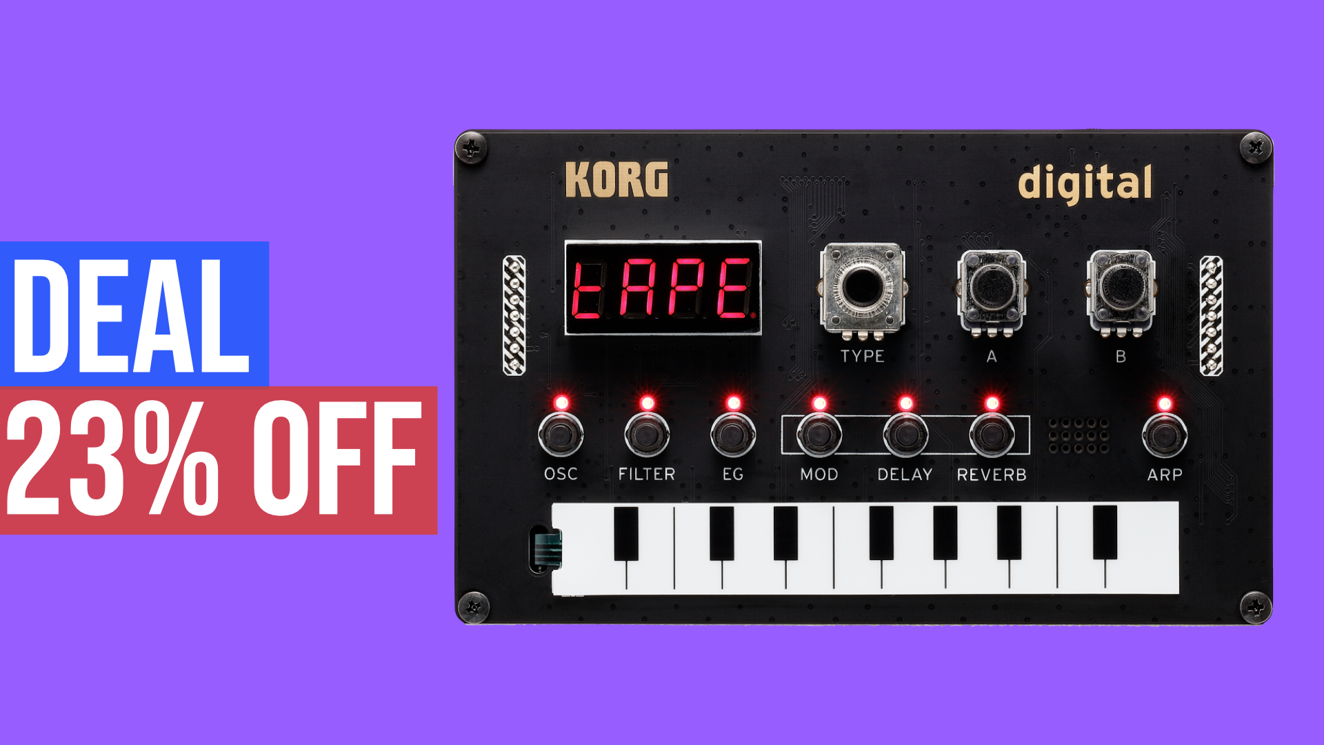 Deal: save 23% on the Korg NTS-1 digital Synthesizer