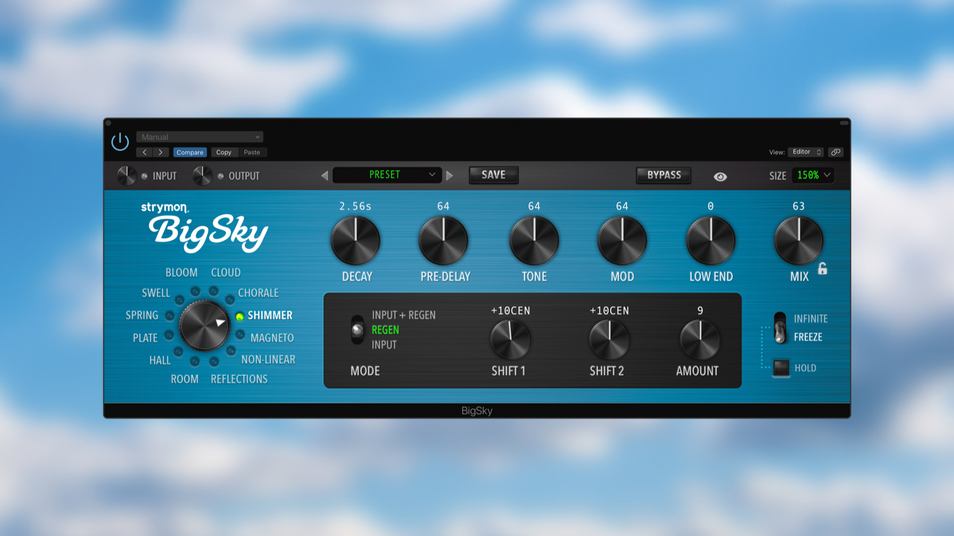 Strymon turns its epic BigSky reverb pedal into a VST plugin