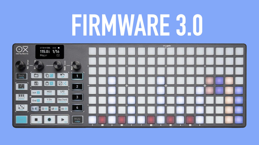 Oxi One firmware 3.0