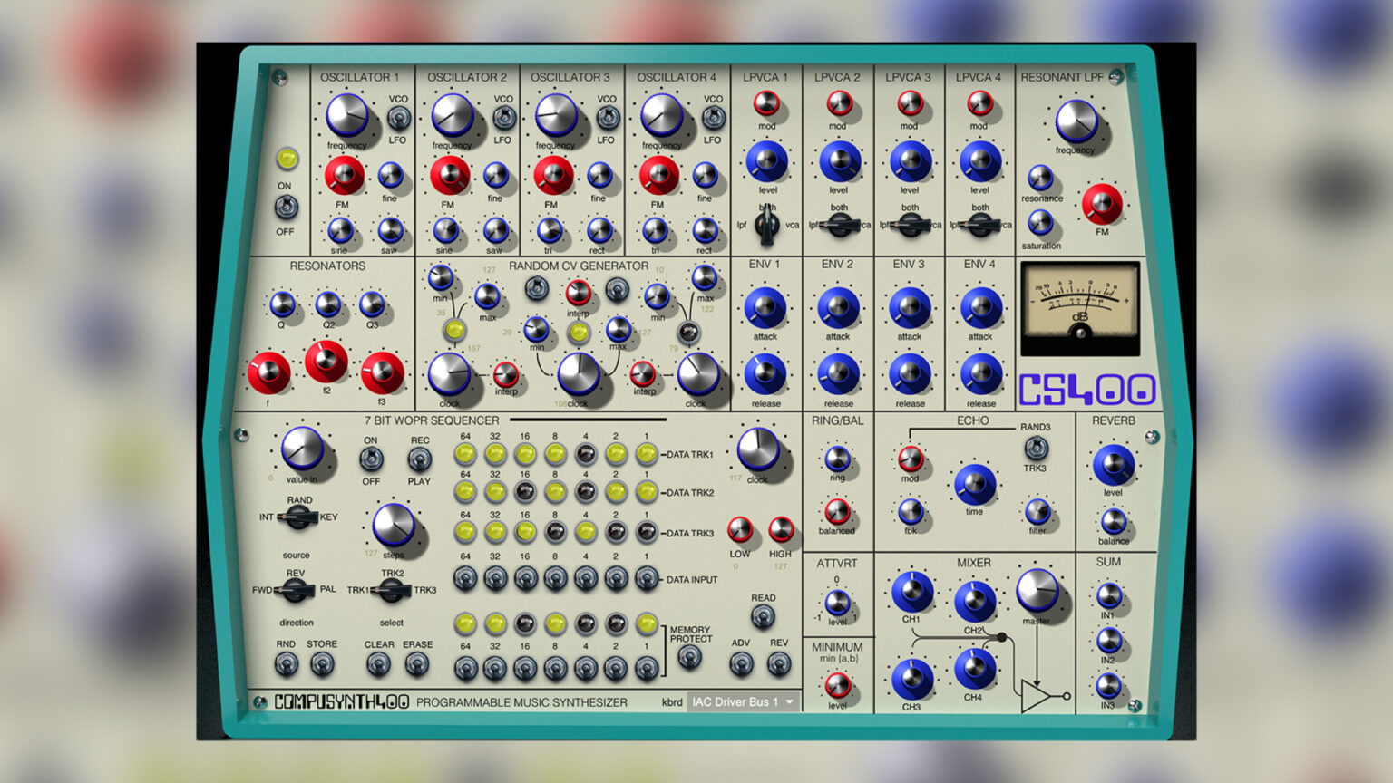 COMPUSYNTH400, wild west coast/Altair8800 modular synth from