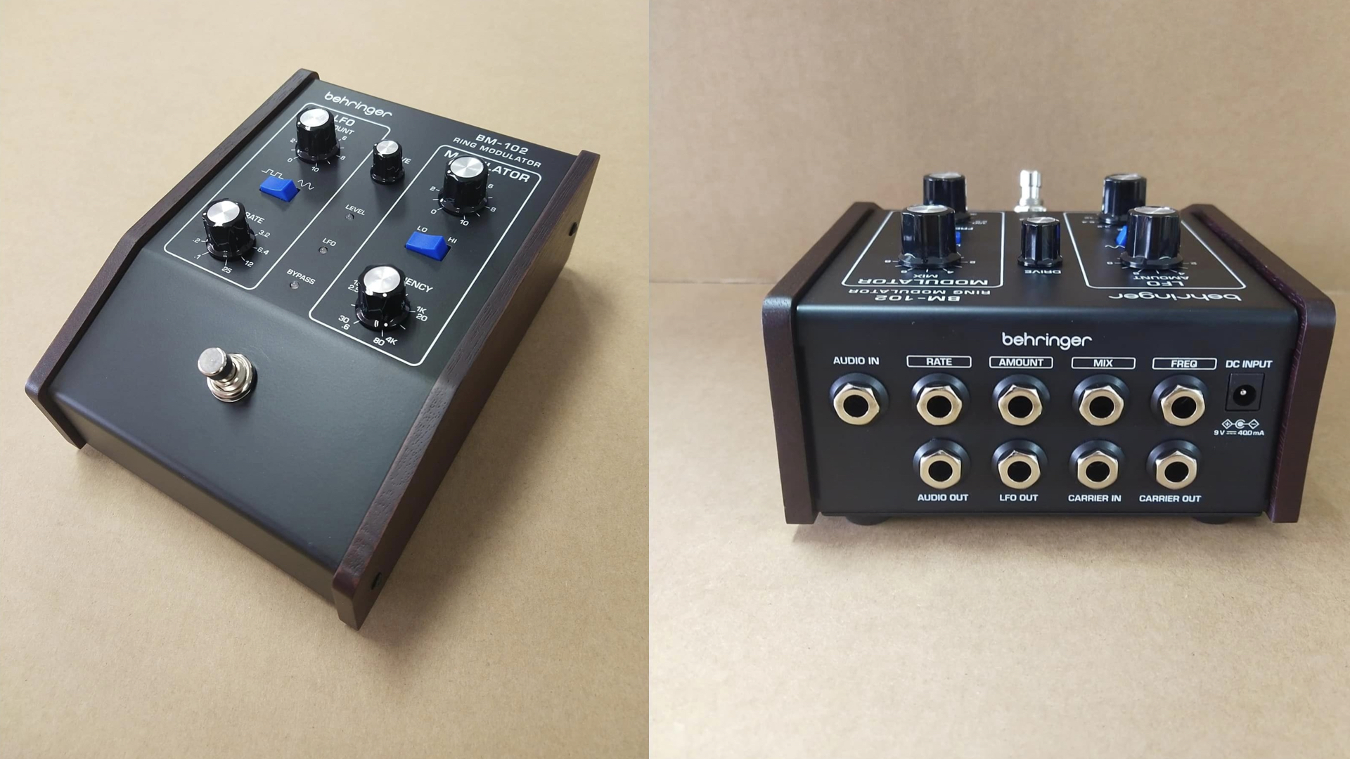 Behringer BM-102, a clone of the Moog Moogerfooger MF-102 ring