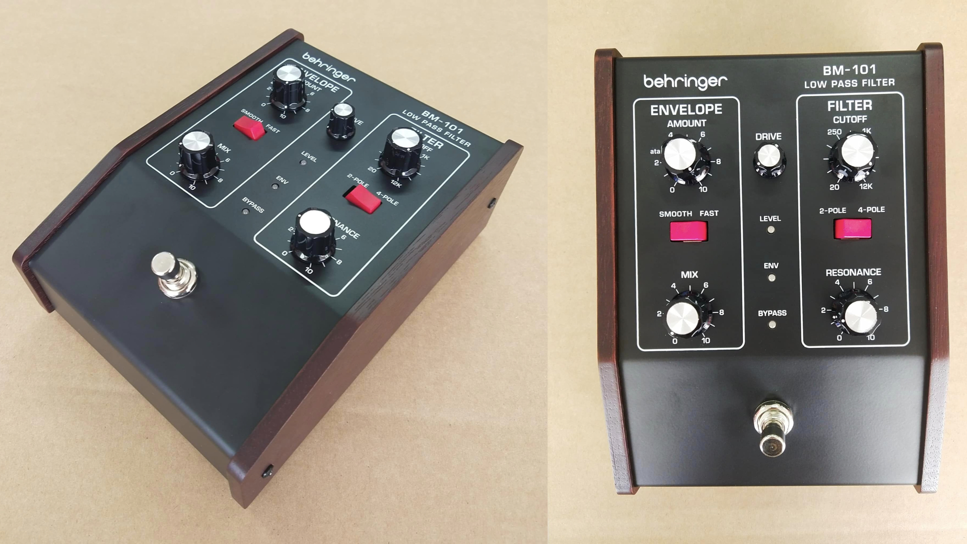 Behringer BM 101 a clone of the Moog Moogerfooger MF 101 lowpass