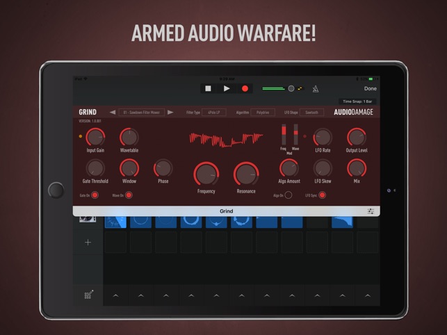 Audio Damage Grind free iOS