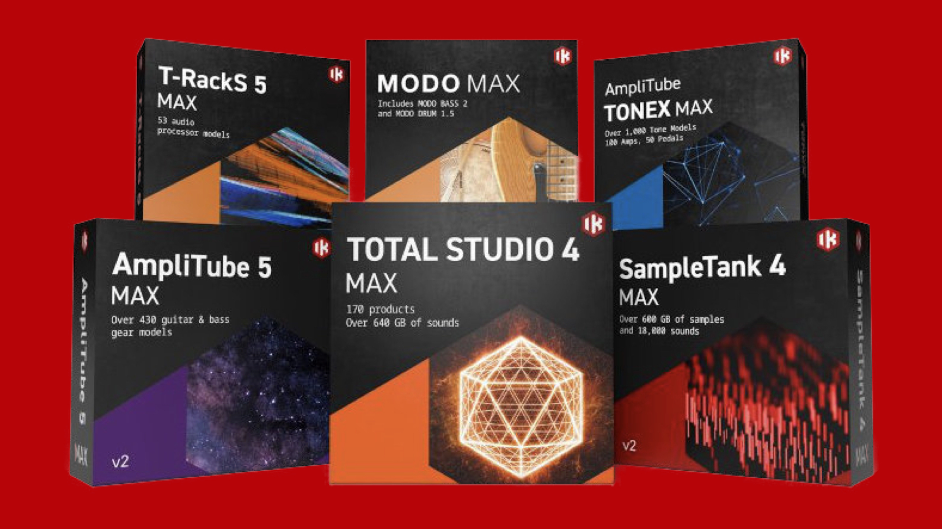 New IK Multimedia Total Studio 4 MAX - The Ultimate Collection of Auth