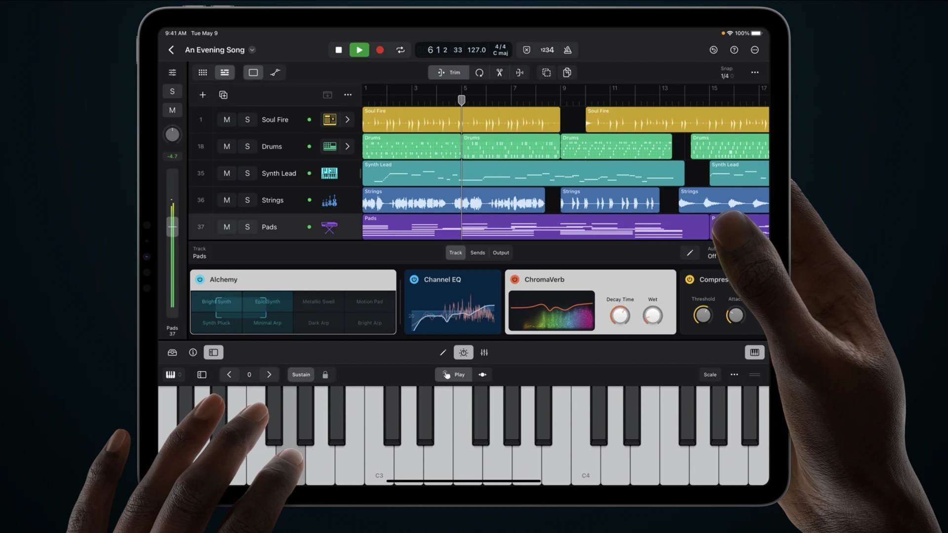 Apple officially intros Logic Pro for iPad, DAW goes mobile and multi-touch