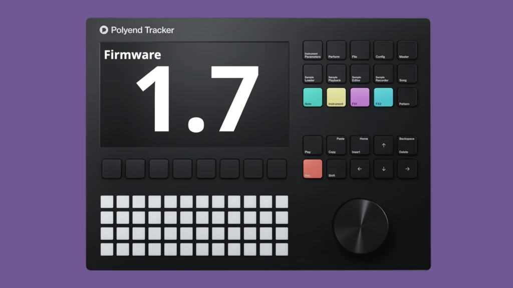 Polyend Tracker firmware 1.7