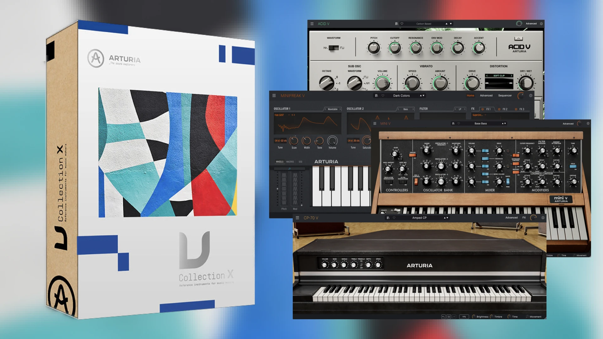 Arturia V Collection X first look: Acid V, MiniFreak, CP-70, and more