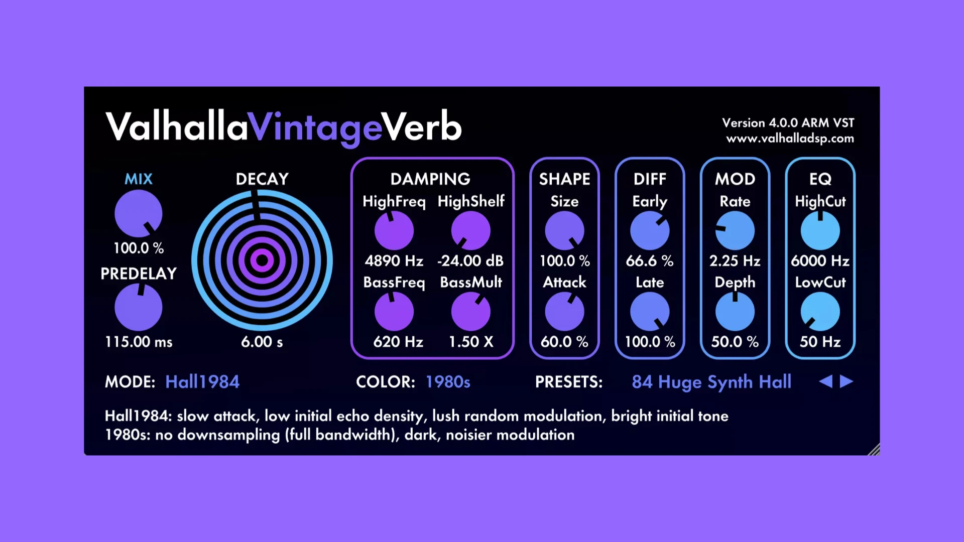 Valhalla on sale plug in