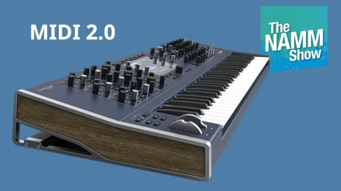 Waldorf NAMM 2024 MIDI 2.0