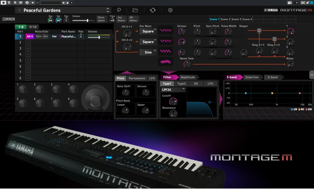 Yamaha ESP plugin Montage M