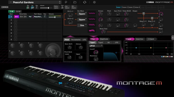 Yamaha ESP plugin Montage M