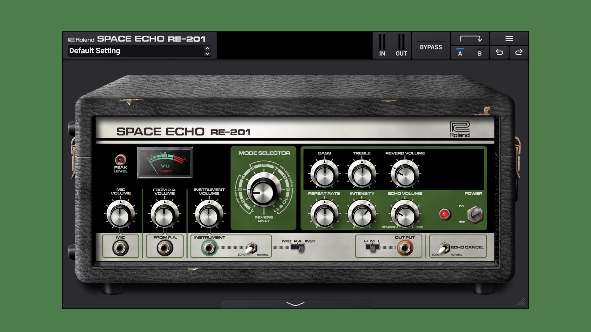 【ビンテージ】Roland ローランド SPACE E-CHO/スペースエコー RE-201 Tape echo テープエコー RT-1L 付属一式 Roland ローランド SPACE ECHO スペースエコー RE-101