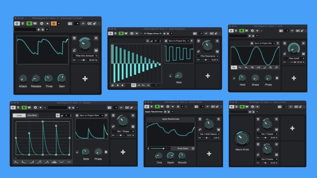 Steinberg Cubase 14 modulators