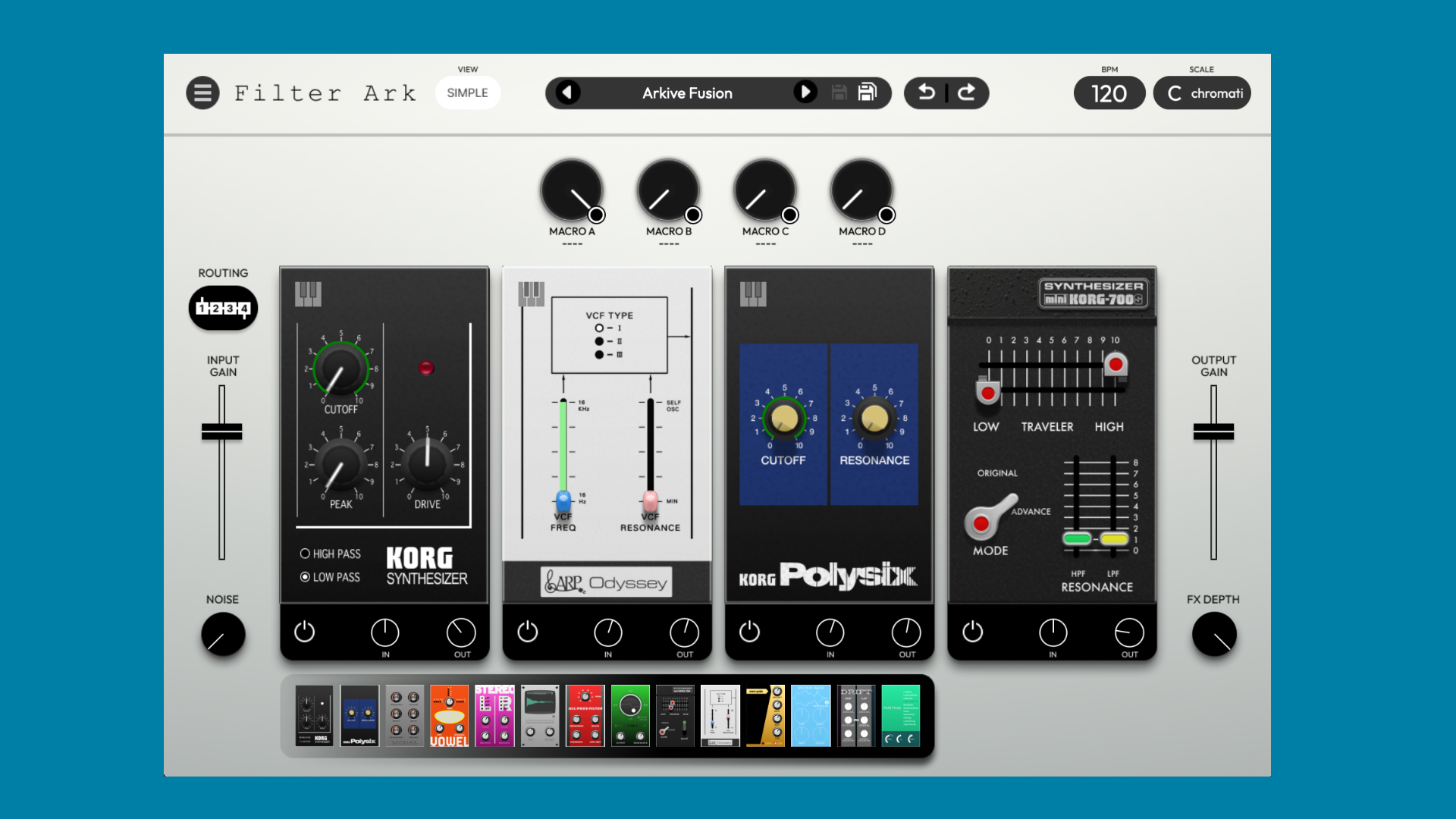 Korg Filter Ark plugin