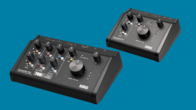 Korg microAudio 22 and 722