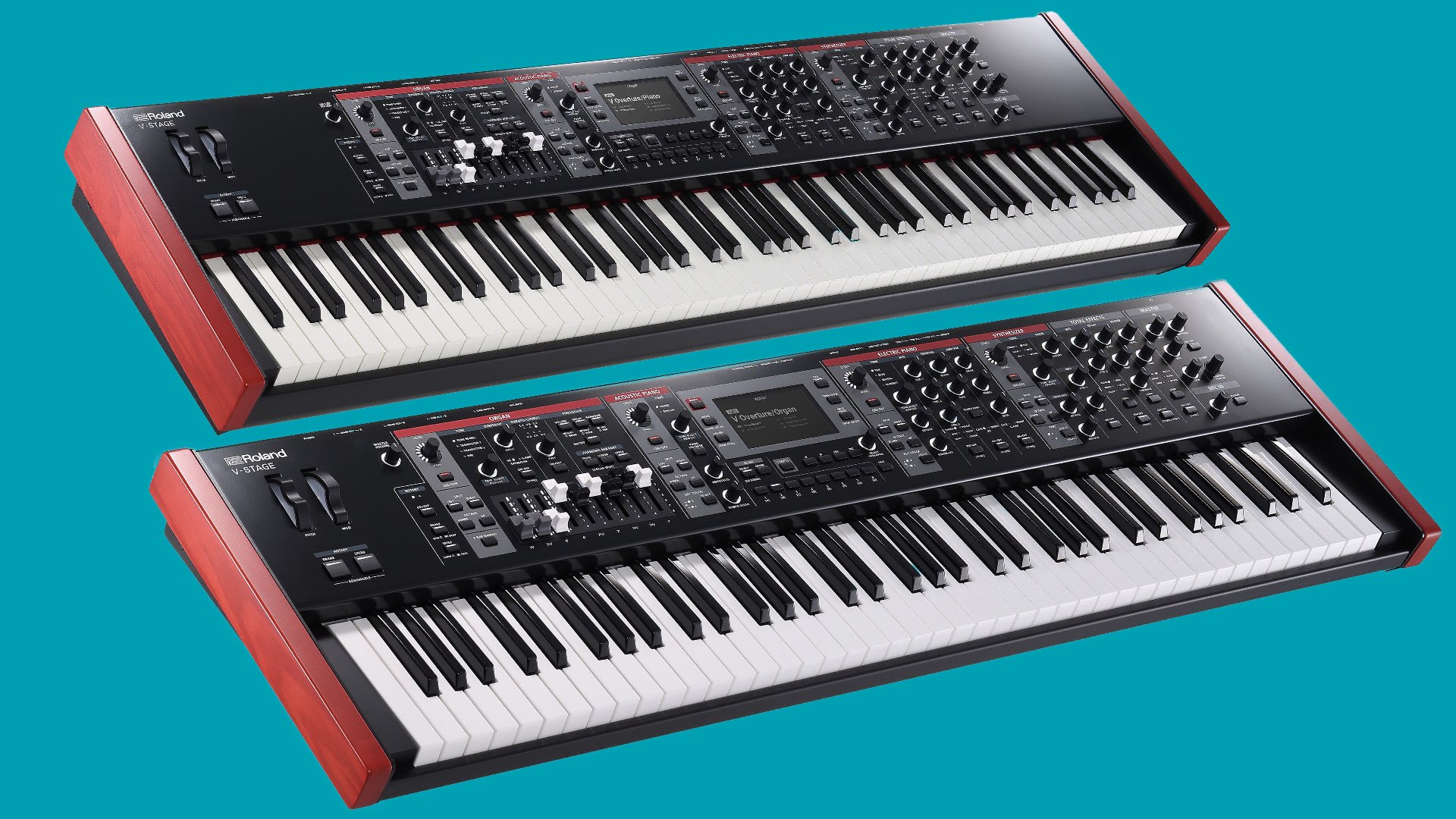 Roland VStage, new stage keyboards with four instrument layers SYNTH