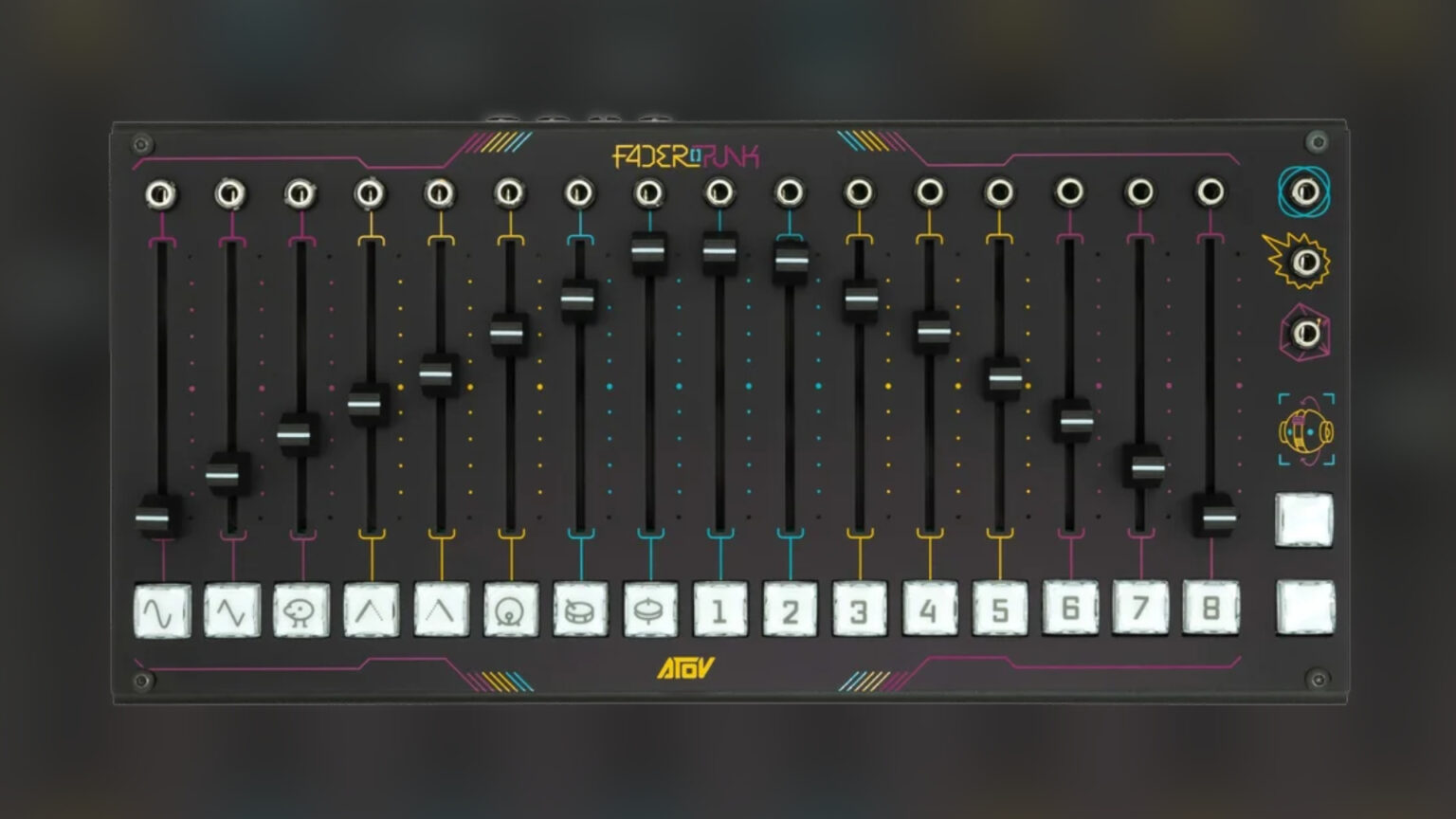 AtoVproject Faderpunk, a hackable MIDI & CV controller and modulation ...