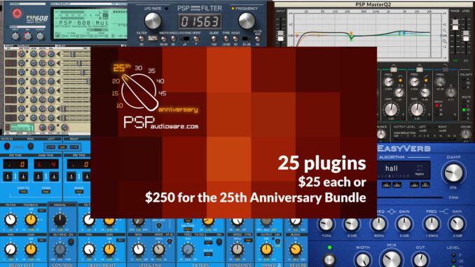 PSPaudioware 25th anniversary