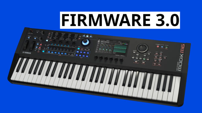 Yamaha MODX M Firmware 3.0