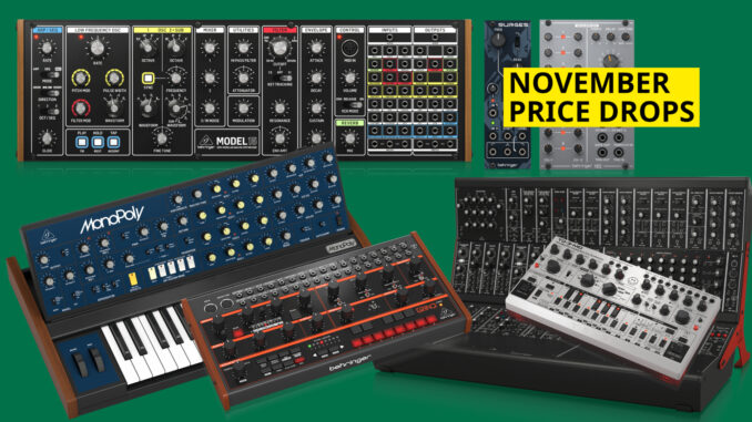 Behringer EU prices November drops