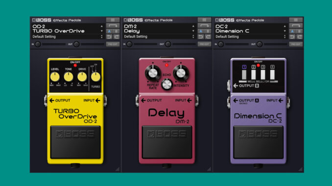 Roland BOSS Effects Pedals