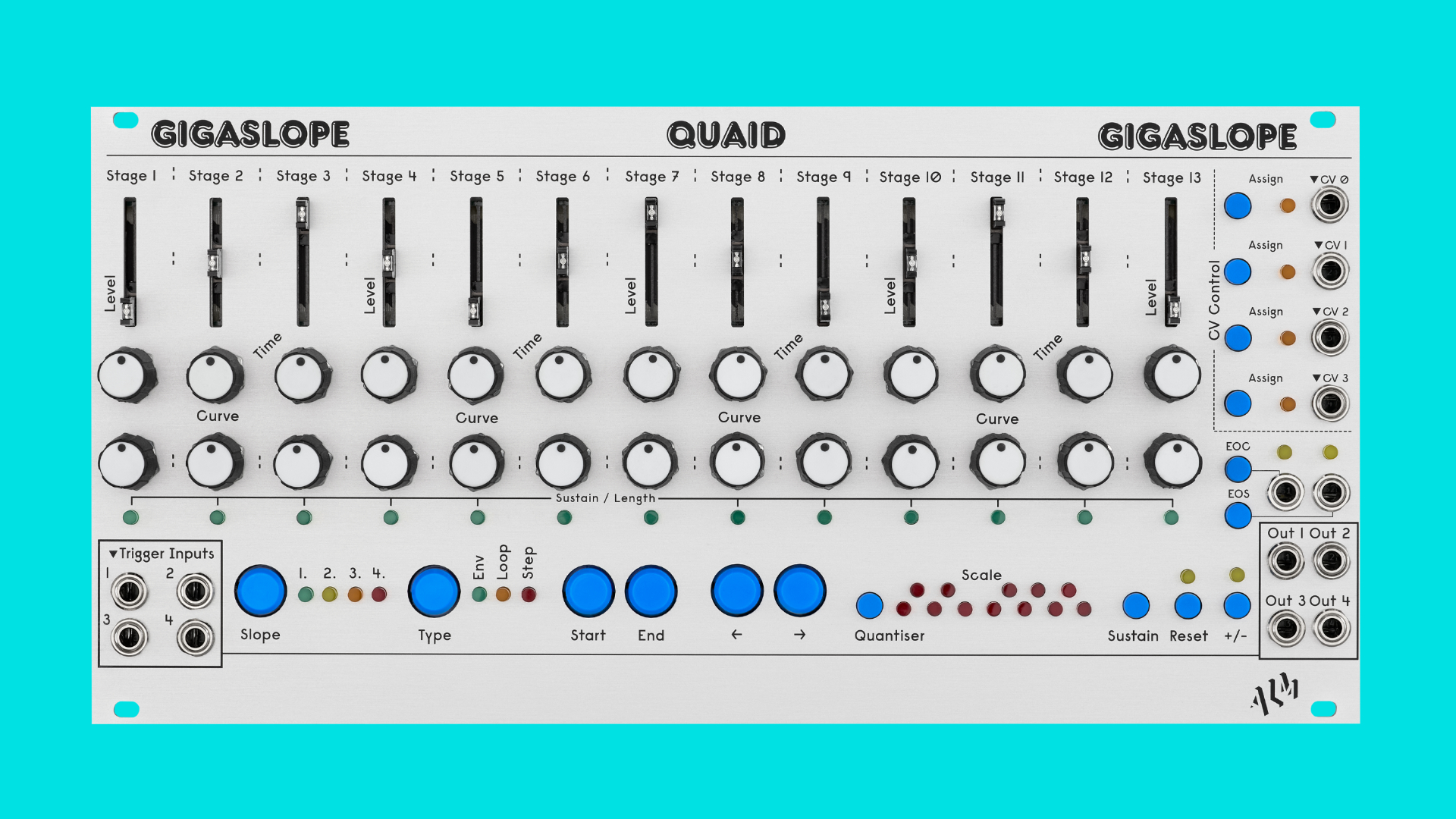 ALM Quaid Gigaslope: Quad Multi-Stage Modulator for Eurorack